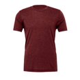 thumbnail image 1 of Bella T-Shirt Unisexe en Canevas à Col Rond en Mélange Triblend à Manches Courtes, G, Cardinal Triblend, 1 of 3