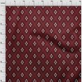 thumbnail image 4 of oneOone Velvet Maroon Fabric Block Fabric For Sewing Printed Craft Fabric By The Yard 58 Inch Wide-X3U, 4 of 6