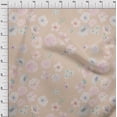thumbnail image 3 of oneOone Silk Tabby Fabric Flower Watercolor Print Fabric By The Yard 42 Inch Wide, 3 of 4