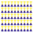 thumbnail image 3 of Tile Levelling System, Floor Leveler Stainless Steel PP Durable Accurate Adjustment Easier Installation  For Home Blue Yellow, 3 of 8