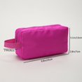 thumbnail image 4 of Women Cosmetic Bag Nylon Wash Bags Portable Large Capacity for Camping (Purple), 4 of 10