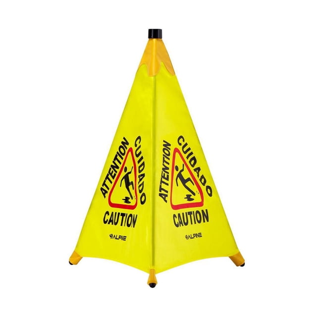 Alpine Industries 30 Pop-Up Wet Floor Sign ( 2 pack)