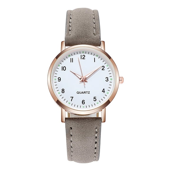 TIMIFIS Montres pour Femmes Montre Numérique à Quartz pour Étudiants Hommes et Femmes, à la Mode et Décontractée, Petite et Fraîche Montre Décontractée en Cuir Givré Cadeau de la Saint-Valentin