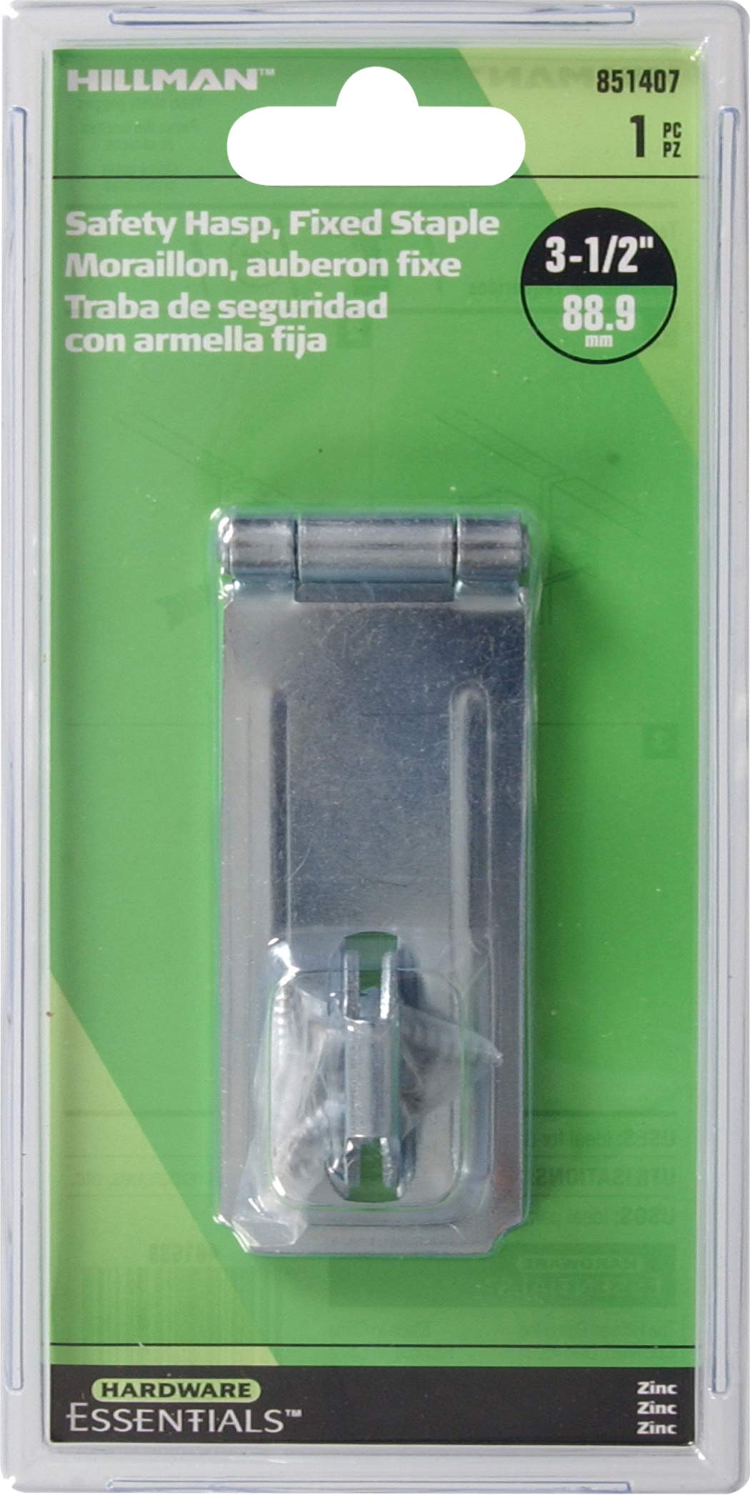 3-1/2" HASP - FRENCH