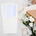 thumbnail image 4 of 100pcs Self Seal Security Envelopes for Business Checks Double Window Mailers for Document Mailing White Secure Business Envelopes, 4 of 8