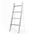 thumbnail image 1 of Gymax Wall Leaning Blanket Ladder Wood Decorative Quilt Blankets Holder Rack Grey, 1 of 10