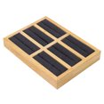 thumbnail image 3 of UPGRATOR 1PC Box Dark Grey Wood 6Grid Design Easy Access for Women Bedroom, 3 of 8