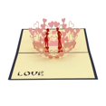 thumbnail image 2 of LSLJS Valentines Day Gifts, Valentine's Day Card Paper Carving Paper Greeting Card Blessing Card, Gift Cards, 2 of 2