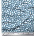 thumbnail image 1 of Soimoi Rayon Fabric Witch Face Halloween Decor Fabric Printed Yard 42 Inch Wide, 1 of 3