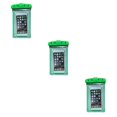 thumbnail image 1 of stanreset Waterproof Phone Pouch Diving Swimming Bag Underwater Dry Bag Case green 3PCS, 1 of 6