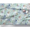 thumbnail image 2 of Soimoi Rayon Fabric Branch & Bird Artistic Fabric Prints by Yard 42 Inch Wide, 2 of 3