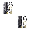 thumbnail image 3 of tredstone 5x USB 3 Riser Board VER009S GOLD PCI-E 1x to 16x Powered 60cm PCIe Extender Type 2 2Set, 3 of 6