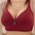 thumbnail image 1 of UPPADA of the Day Today only Plus Size Front Button Bras for Women Sports Bras Full Coverage Soft Sleep Wirefree Bras Push Up Bra Seamless Comfort Supportive Bras Plus Size Everyday Bra, 1 of 6