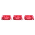 thumbnail image 4 of Baohd Dog Kennel Raised Rim To Provide Cozy And Nest-Like Feel Pet Beds Soft rose red S 3Set, 4 of 6