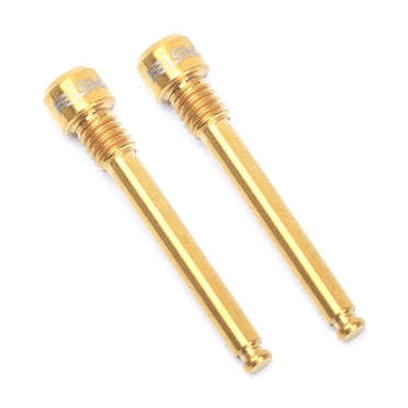 RISK Boulons de Frein à Disque en Alliage de Titane TC4 de Qualité Supérieure pour Freins de Vélo XTR/XT, Légers et Durables, Filetage M4, Longueur 30 mm, Options Doré/noir/coloré, Ensemble de 2 Pcs