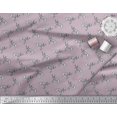 thumbnail image 2 of Soimoi Modal Satin Fabric Dalmatian Dog Print Sewing Fabric Yard 42 Inch Wide, 2 of 3