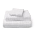 thumbnail image 2 of Mainstays Kids 220TC Cotton Grid Gray Twin, 3 Piece Sheet Set, 2 of 8
