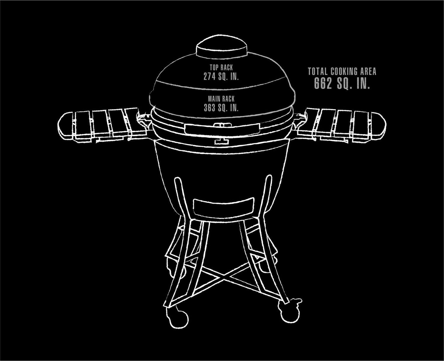 Pit Boss 24" Ceramic Charcoal Kamado Grill