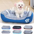 thumbnail image 1 of Vaidha Dog Beds For Medium Dogs Washable Dog Bed Comfortable And Breathable Pet Bed Rectangle Warming Dog Bed For Medium Dogs, 1 of 4
