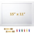 thumbnail image 1 of Large Cork Board Bulletin Board Pin Board Wood Framed Display with Felt Cork Boards for Wall Jewelry Notes Memos Photos Home Kitchen Office School &#x Wood Framed(, 1 of 6