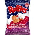 thumbnail image 1 of Discontinued Ruffles Spicy All Dressed flavoured Potato Chips, 1 of 9