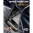 thumbnail image 2 of Poetic Guardian MagPro Case for Google Pixel 9 Pro XL 5G, [Compatible with MagSafe & Fingerprint ID], Black/Clear, 2 of 5