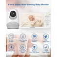 thumbnail image 5 of Hellobaby 6.0 Inch Video Baby Monitor with Remote Pan and Tilt Function, 5 of 5