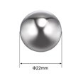 thumbnail image 2 of Unique Bargains Billes de Roulement en Acier Inoxydable 201 de 22 mm G1000 de Précision, Lot de 5, 2 of 4