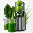 thumbnail image 1 of LINKChef Juicer Machine, Slow Masticating Machines with 4.1" Extra Large Feed Chute Fit Whole Fruits & Vegetables Easy Clean Effortless for Batch Juicing, High Juice Yield, BPA Free 150W (Silver), 1 of 9