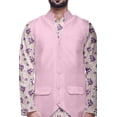 thumbnail image 4 of Atasi Ensemble Kurta Pyjama Imprimé Veste Col Mandarin Chemise Ethnique Traditionnelle, 4 of 5