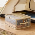thumbnail image 1 of Todaioua Squirrel Pattern Foldable Storage Box with Lid - Fabric Closet Organizer Bin for Sweaters Blankets Pants, Large Capacity Collapsible Wardrobe Bedroom Container, 1 of 6