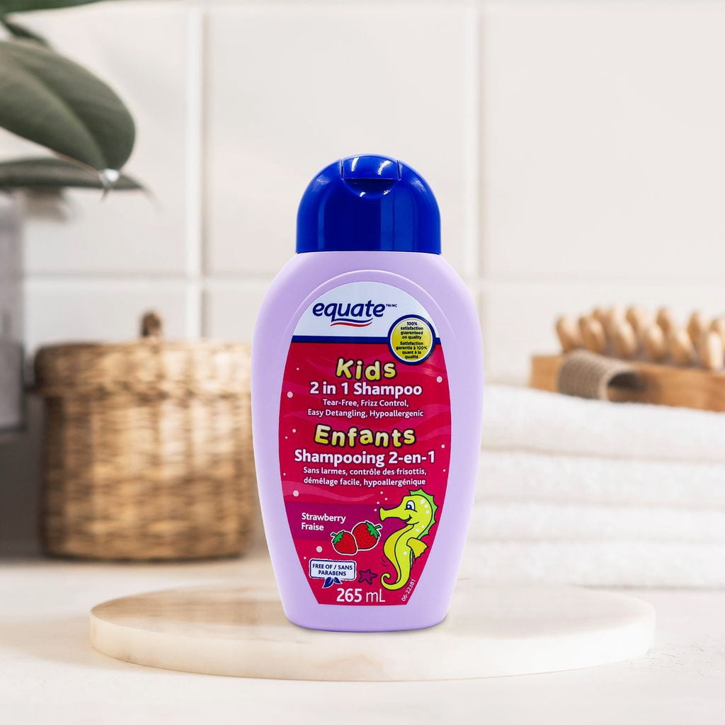 Equate Kids 2 in 1 Strawberry Shampoo & Conditioner