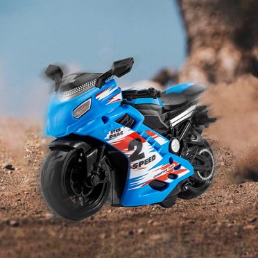 EGNMCR Kids Toy Motorcycle For Boys Inertance Friction Powered Toy Bike Realistic Designs With Movable Parts And Openable Fuels Tank Pull Back And Go Smooths Edges Plastics motorcycle