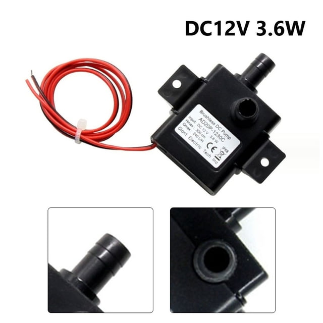Silent Fish Tank Pump Brushless Swimming Pool Submersible 3.6W DC 12V 240L/H