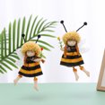 thumbnail image 1 of 2pcs Bee Festival Cute Girl Pendant Creative Bee Festival Sun Flower Spring Decoration Toy, 1 of 8