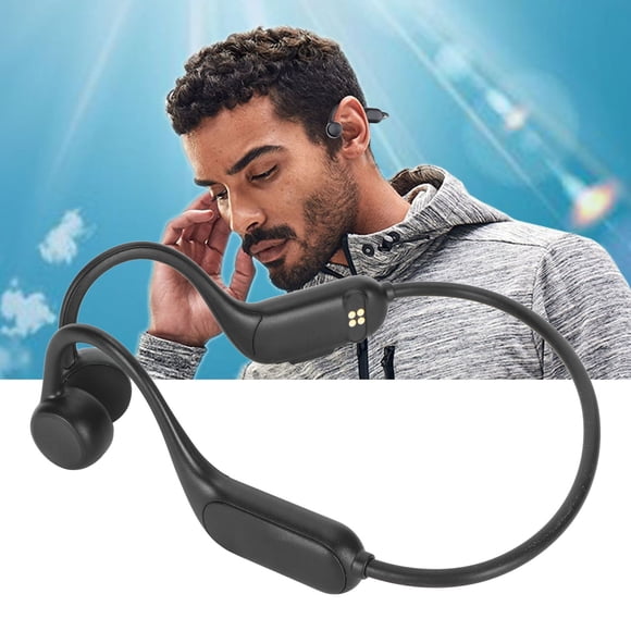 Écouteurs à Oreille Ouverte, Lecteur MP3 Multifonction Écouteurs à Son Osseux Mémoire Extensible IP68 Étanche Faible Consommation pour la Randonnée pour l'Entraînement