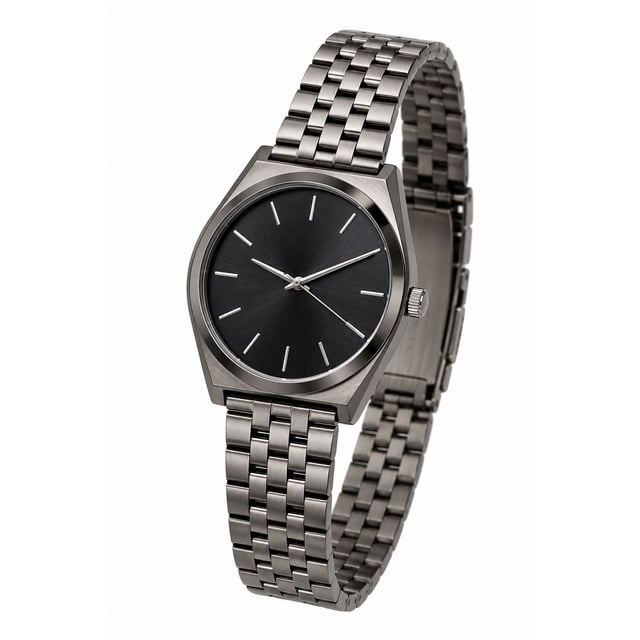 Men’s Gunmetal-Tone Fashion Watch