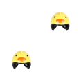 thumbnail image 4 of Baohd Bonnets pour Animaux de Compagnie Chapeaux Durs Poules Costumes Réglables Accessoires Couvre-Chef Volaille Oiseau Canard Jaune 2Set, 4 of 6