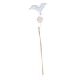thumbnail image 1 of Cat Teaser Toy Star Rattan Ball Bell Faux Feather Cat Wand Interactive Cat Toy, 1 of 10