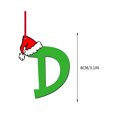 thumbnail image 2 of TopLLC Christmas Decorations Christmas Acrylic Letters Christmas Letter Ornaments Acrylic Decorations Hanging Christmas Tree Ornaments Christmas Ornaments for Party Wedding Home, 2 of 2