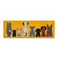 thumbnail image 1 of Linen Chest Row of Dogs Doormat, 1 of 2