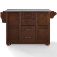 thumbnail image 3 of Crosley Eleanor Stainless Steel Top Kitchen Island in Mahogany, 3 of 16