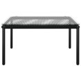 thumbnail image 3 of vidaXL 5 Piece Garden Lounge Set with Cushions Black PVC, 3 of 5