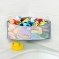 thumbnail image 3 of Munchkin High'n Dry Corner Bath Toy Organizer, Grey, 3 of 6