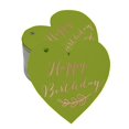 thumbnail image 1 of Inkdotpot Pack Of 100 Real Rose Gold Foil Paper Tags Happy Birthday Favor Hang Tags, 1 of 6