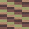 thumbnail image 1 of Ahgly Tapis d'Intérieur Lavable en Machine Carré Sépia Brun, 4 Pieds Carré, 1 of 7