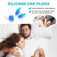 thumbnail image 3 of stanreset Waterproof Nose Clip Swimming Anti-noise Earplug for Protection Ear Protector Blue 1Set, 3 of 6