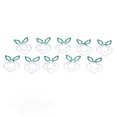 thumbnail image 4 of Clips Papier, 100 Pcs Lumière Processus Portable Galvanoplastie en Forme de Trombones pour le Bureau pour les Documents Radis Blanc, 4 of 8