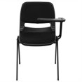 thumbnail image 2 of Bowery Hill Chaise Pliante Empilable Ergonomique Rembourrée en Coquille, Noire, 2 of 4