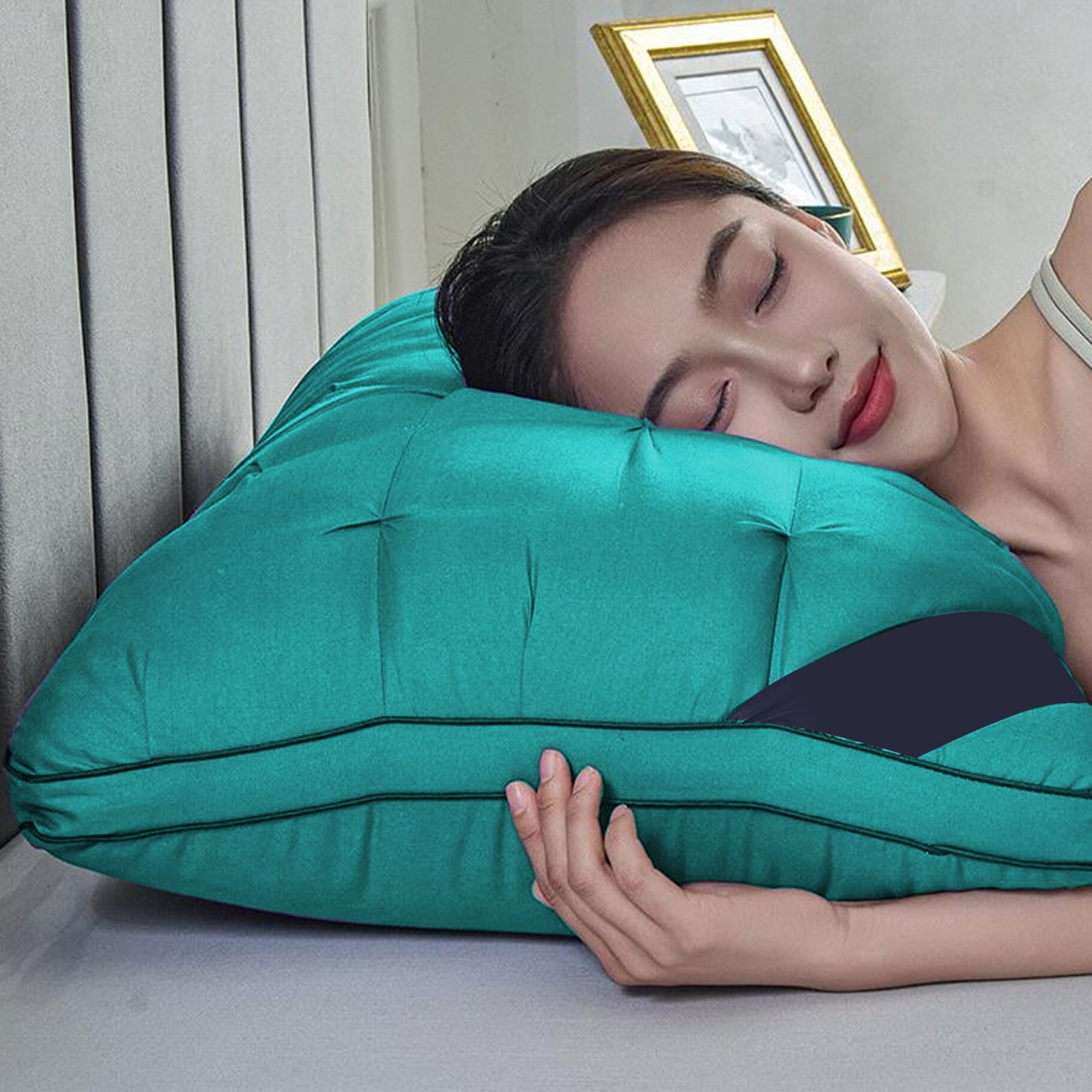 Openpig Soft Pillows Queen Size for Sleeping, Support Bed Pillows, Fluffy Down Alternative Pillow, Luxury Hotel Gel Pillows for Side Sleeping